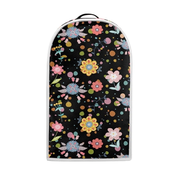 HELLHERO Flowers Kitchen Blender Dust Cover for Polyester Top Handle with AntiSlip