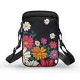 thumbnail image 1 of HELLHERO Flowes Underarm Shoulder Bag Unique Gift, 2 Zippers for Outdoor Daily Use, Daily Commute or Casual Outings, 1 of 7