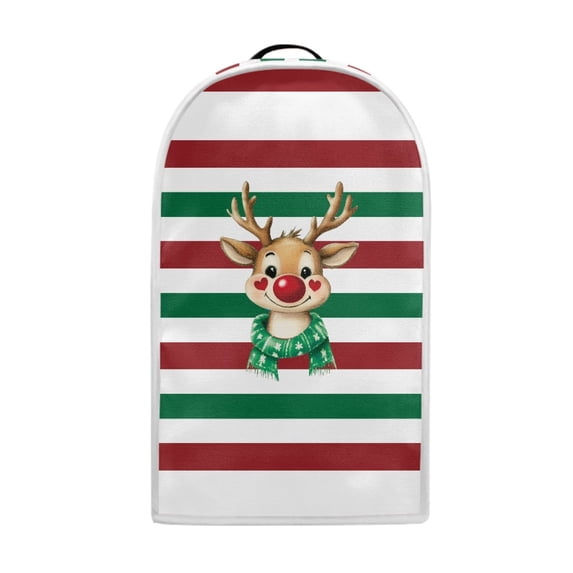 HELLHERO Foldable 15.94"H x 9.45"L x 7.28"W Blender Covers Thickened Stylish Protective Case for Home Kitchen, Reindeer Stripes