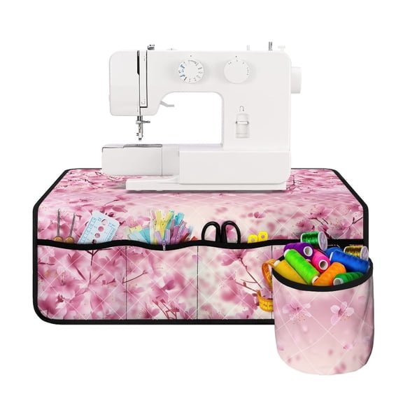 HELLHERO Foldable Polyester Fabric Sewing Machine Mat Easy to Clean Sewing Machines Pad to Keep Tidy Scratches Proof for Xmas Gifts