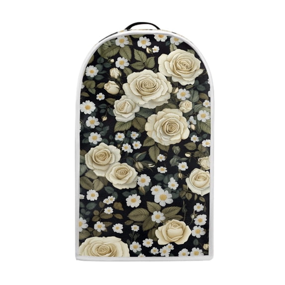 HELLHERO Foldable Polyester Protective Case with Not Easy to Fade for Kitchen Rose Daisy