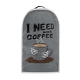 thumbnail image 1 of HELLHERO Food Processor Cover for Kitchen Counter & Kitchen Use 1pc Coffee and Coffee Bean Patterns, 1 of 6