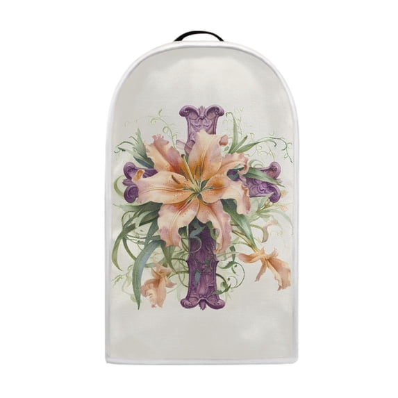 HELLHERO Food Processor Cover for Kitchen & Kitchen Use 1Pcs Cross Floral Design