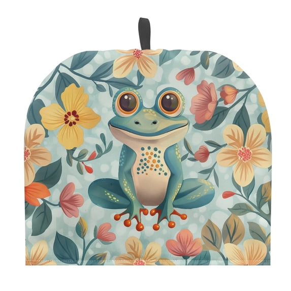 HELLHERO Frog Flower Tea Cozies Covers with Keep Warm Durable Polyester Canvas, Easter