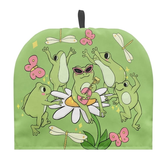 HELLHERO Frog Music Coffee Pot Cloth Covers for Kitchen Insulation Portable Restaurant