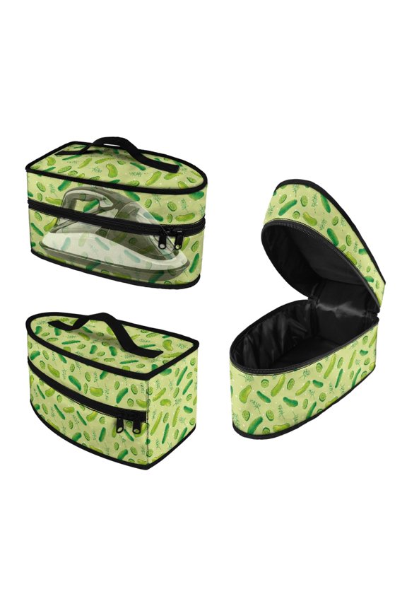 Fun Cucumbers Iron Case Storage Polyester Portable Travel Case Steamer Oganizer Gym, Bag Only