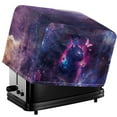 thumbnail image 1 of HELLHERO Galaxy Cat Butterfly Print Toaster Cover 2 Slice, Dustproof Protector for Kitchen Small Appliance with Top Handle and Ajustable Drawstring, 1 of 8