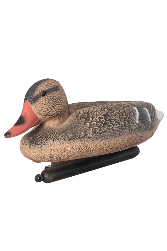 Brown Duck Decoy for Hunting Lifelike Design - Detailed Feather Pattern Waterfowl Attractor