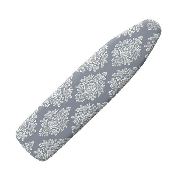 HELLHERO Geometric Floral Print Ironing Board Cover and Pad Standard Size 15x54 inch Thick Padding Elastic Edge Resist Scorching and Staining Heavy Duty Padded Iron Covers