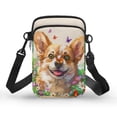 thumbnail image 1 of HELLHERO Ghost Flower Pattern Women Shoulder Bag Unique Gift, with Zipper for Daily Commute or Casual Outings, Travel, Outdoor and Daily Use, 1 of 7