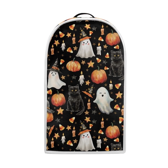 HELLHERO Ghost Pumpkin Pattern Protective Case with There is only one dust cover Machine Washable Kitchen Accessories for Kitchen Use