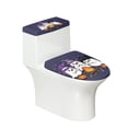 thumbnail image 1 of HELLHERO Ghosts Camping with Marshmallows Toilet Seat Lid Cover & Stretch Toilet Cover Set for Gift, Polyester, Dust-Proof, 1 of 7