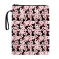 thumbnail image 1 of HELLHERO Gift Bag Book Cover with Washable Waterproof Polyester Fabric for Women Office Easy Carry Book Case Handle 11.42 x 8.66 Inch, Cat Paw Prints Pattern, 1 of 8