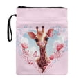 thumbnail image 1 of HELLHERO Giraffe Book Cover Sleeve Book Sleeve Cover for Lightweight Book Organzier Holder Polyester Fabric with Book Protection and Decorative Design, Giraffe, 1 of 8