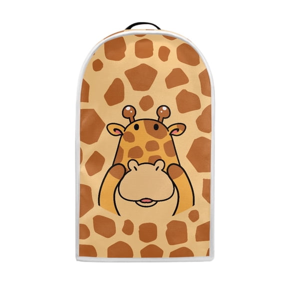 HELLHERO Giraffe Face Print Food Processor Cover for Kitchen Counter Stylish for Kitchen Use with AntiSlip
