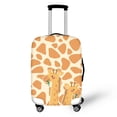 thumbnail image 1 of HELLHERO Giraffes Licking Spots Suitcase Cover for Kids, Polyester Spandex Anti Abrasion Personalized Luggage Cover All Size, 1 of 7