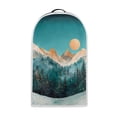 thumbnail image 1 of HELLHERO Golden Mountain Pattern 1Pcs Coffee Machine Dust Cover, Reusable Blender Cover for Kitchen, 1 of 6