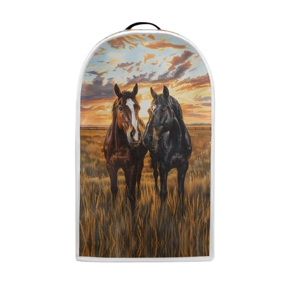 HELLHERO Grassland Horse Pattern Blender Covers Multifunctional Thanksgiving