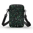thumbnail image 1 of HELLHERO Green Dot Foliage Shoulder Purse for Women Double Deck Messenger Bag Polyester Lightweight, 1 of 7