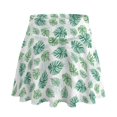thumbnail image 1 of HELLHERO Green Monstera Leaves Built-in Shorts Golf Skirts, 2 Side Pockets with Pockets Polyester Spandex Active Skort for Tennis Yoga Pickleball, 1 of 9