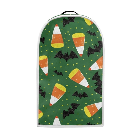 HELLHERO Halloween Bat Pattern Univesal Coffee Machine Dust Cover with Lightweight Handle Protects Blenders Processors Home Kitchen