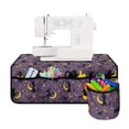 thumbnail image 1 of HELLHERO Halloween Moon Pattern Design Sewing Machine Pad Soft Anti-Dust Storage Bag for Friend Family Gift Sewing Machine Table, 1 of 5
