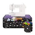 thumbnail image 1 of HELLHERO Halloween Pumpkin Ghost Design Sewing Machine Mat Storage Bag Waterproof Sew Machine Table Protector Fabric Polyester Waterproof Organizer, 1 of 5