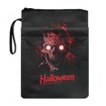 thumbnail image 1 of HELLHERO Halloween Skull Pattern Book Organizer Bag with Waterproof Polyester Fabric Book Sleeve Cover with Lightweight for Paperbacks Notebook Book Storage, 1 of 8