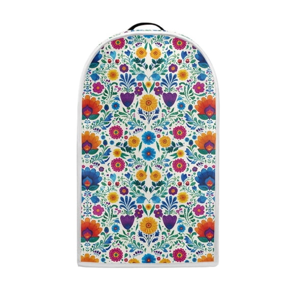 HELLHERO Hand Strap Kitchen Blender Dust Cover with Cover Protection Polyester Food Processor Cover Floral Pattern