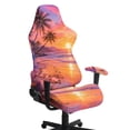thumbnail image 1 of HELLHERO Hawaii Palm Tree Gaming Chair Cover with Armrest Covers for Office Home Office, Waterproof Stretchable Spandex Office Chair Cover, 1 of 10