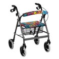 thumbnail image 1 of HELLHERO Heart Graffiti Rollator Seat Covers Rollator Seat Cover Removable and Washable for Suitable for Parks Non-Slip Fit Comfortable, 1 of 7