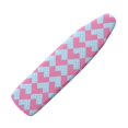 thumbnail image 1 of HELLHERO Heart-Shaped Geometric Pattern Ironing Board Protector Cover 15x54 Polyester Fabric with Stretch Elastic Fit One-Piece Cover for Home Laundry Room, 1 of 5