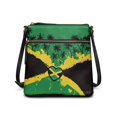 thumbnail image 1 of HELLHERO Heart-Shaped Jamaican Design Shoulder Crossbody Bag, Durable Style Crossbody Purse Smooth Zipper Waterproof Sling Bag for Everyday Dating, 1 of 7
