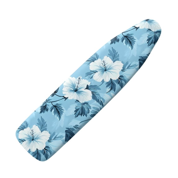 HELLHERO Hibiscus Ironing Board Cover Easy to Install Replacement 15x54 Inch Ironing Board Dust-Proof Cover Non-Slip