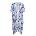 thumbnail image 1 of HELLHERO High Quality Fabrics Bathing Suit Cover Up for Beach Lightweight Free Size Long Kimono Swimsuit Cover Up Butterfly Floral, 1 of 6