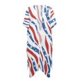 thumbnail image 1 of HELLHERO High Quality Fabrics Bathing Suit Cover Up for Beach Lightweight Long American Flag, 1 of 6