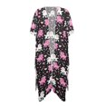 thumbnail image 1 of HELLHERO High Quality Fabrics Bathing Suit Cover Up for Beach Lightweight Loose Poodle Pattern, 1 of 6