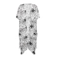 thumbnail image 1 of HELLHERO High Quality Fabrics Bathing Suit Cover Up for Beach Loose Free Size Long Kimono Swimsuit Cover Up Spider Spider web, 1 of 6