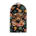 thumbnail image 1 of HELLHERO Highland Cow Floral Wreath Kitchen Accessories for Kitchen Counter Protective, Thickened Coffee Maker Protection 15.94"H x 9.45"L x 7.28"W, 1 of 6