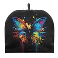 thumbnail image 1 of HELLHERO Holiday Teapot Dust Cover Dust Proof, Abstract Butterfly Pattern Keep Warm for Kitchen, 1 of 5