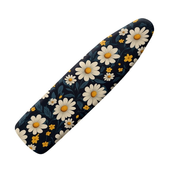 HELLHERO Hook and Loop Iron Dust Cover Protection Covers Daisy Pattern Ironing Board Cover for Gifts(Not Heat Insulating)