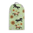 thumbnail image 1 of HELLHERO Horse and Flower Pattern Food Processor Cover Easy to Install Kitchen Appliance Protections for Home Kitchen, 1 of 6