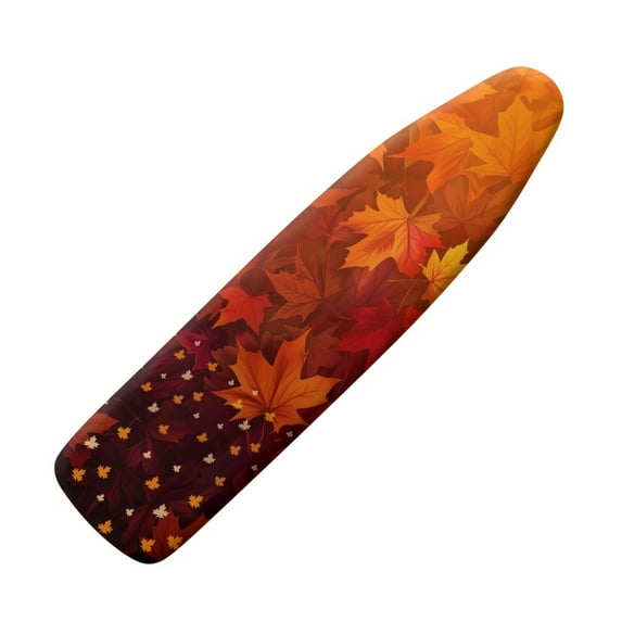 HELLHERO Household Iron Board Covers Maple Leaf Print Ironing Board Cover Protector Non Stick Stain and Scorch Resistant, Applicable Standard Size 15x54 Inch