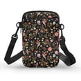 thumbnail image 1 of HELLHERO Hummingbird Flower Adjustable Shoulder Strap Crossbody Bag Polyester Double Zipper Adjustable Crossbody Bag for Casual Use, 1 of 7
