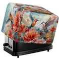 thumbnail image 1 of HELLHERO Hummingbird Flower Print Toaster Cover 4 Slice, Dustproof Stain Resistant Kitchen Small Appliance Cover with Top Handle, Adjustable Toaster Protector, 1 of 8