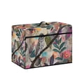 thumbnail image 1 of HELLHERO Hummingbird Flowers Design Sewing Machine Dust Cover with Carry Handle Polyester Easy to Clean and Resuable for Women, 1 of 8