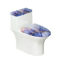 thumbnail image 1 of FORUDESIGNS Marble Pattern 2 Pack Toilet Lid Cover with Toilet Tank Lid Cover, Adjustable Toilet Seat Covers Fits Most 15-21" Round Oblong and Elongated Toilet Seat,Easy to Clean, 1 of 8