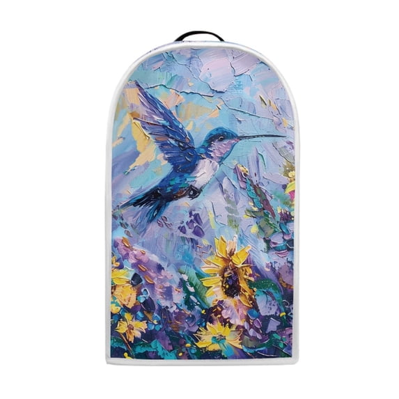 HELLHERO Hummingbird Sunflowers Top Handle Blender Covers Proof Stain Easy to Install Coffee Machine Dust Cover with Lightweight for Home Kitchen Indoor