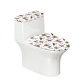 thumbnail image 1 of HELLHERO Hummingbird Toilet Lid Cover Set & Elastic Edge Toilet Lid Covers Set for Bathroom Home Comfort, Polyester Fabric, Dustproof, 1 of 5