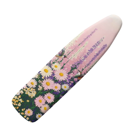 HELLHERO Hummingbird and Daisy Pattern Ironing Board Cover Elastic Edge Soft Polyester Fiber Fabric(Not Heat Resistant)